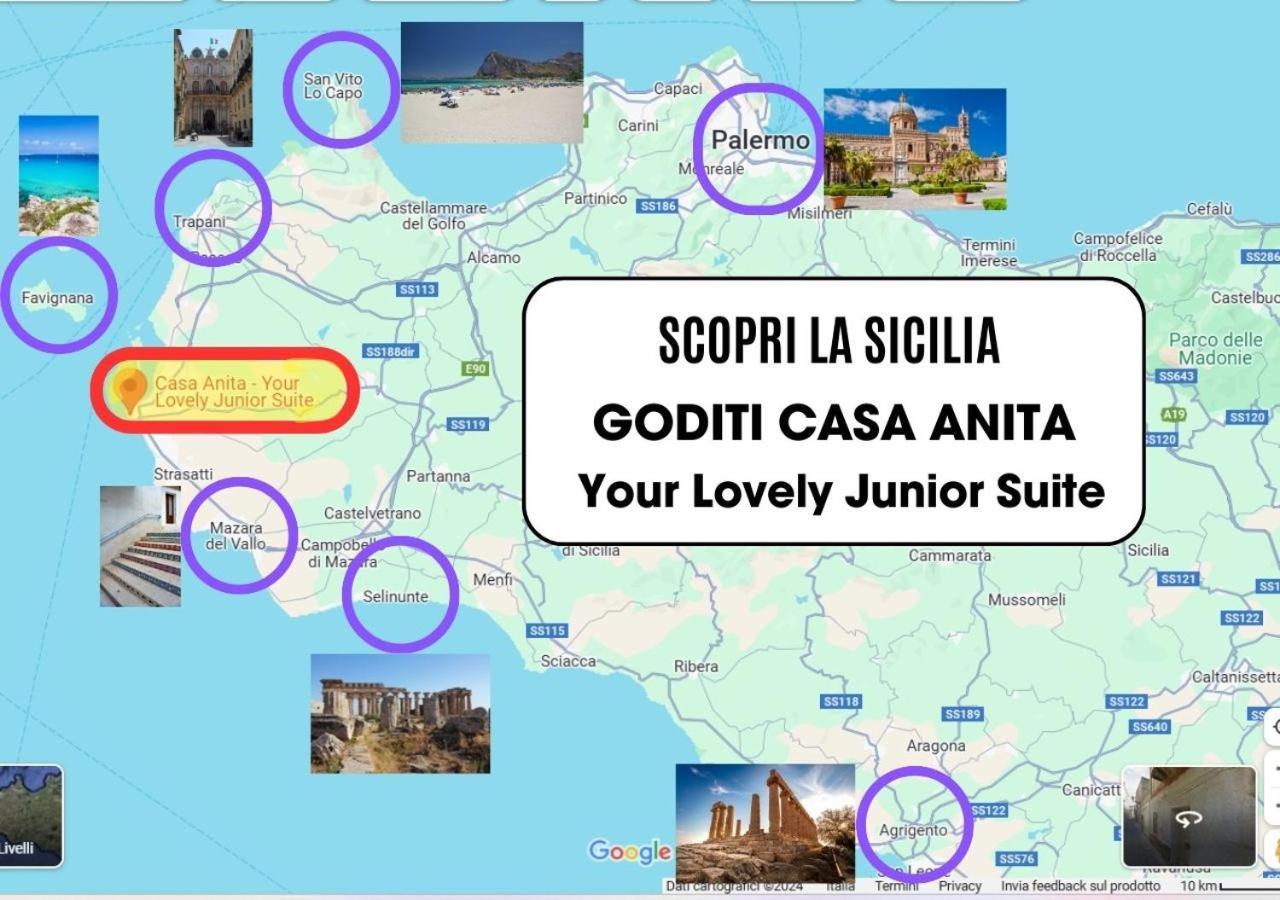 Appartamento Casa Anita Marsala Esterno foto
